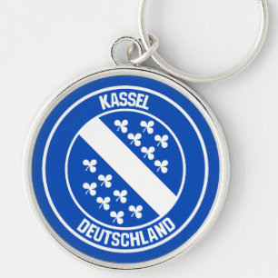 Kassel Round Emblem Keychain