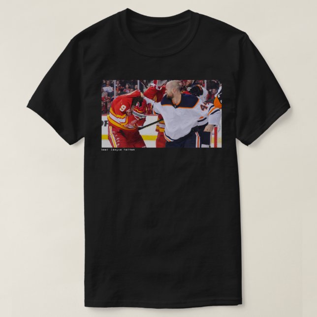 Kassian v. Tkachuk   Beer League Heroes Essential  T-Shirt (Design Front)