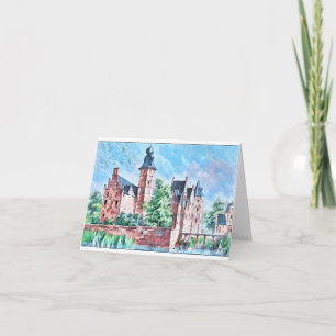 KASTEEL WESTERVELT 1729 A. de Haen drawing card  