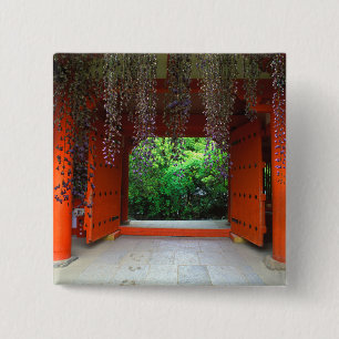 Kasuga Shrine, Nara, Japan 2 Inch Square Button