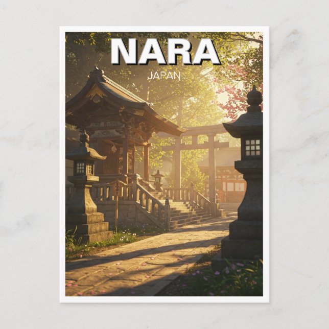 Kasuga Taisha Nara Japan Travel Postcard (Front)