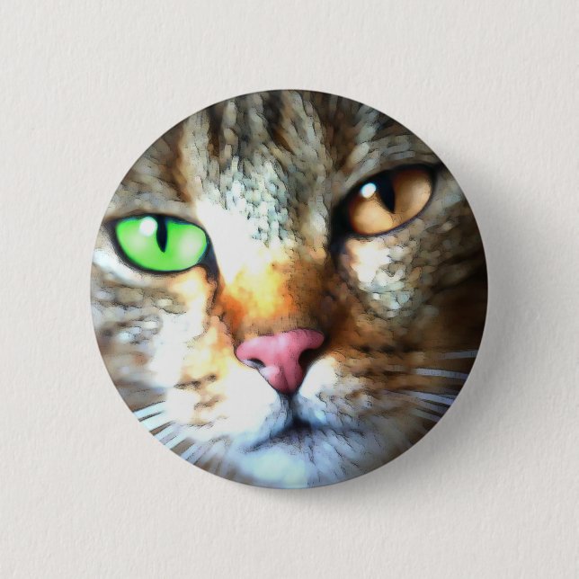 Kat 2 Inch Round Button (Front)