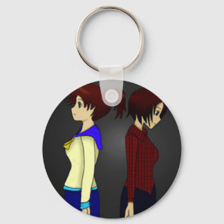Kat and Tyra design keyring