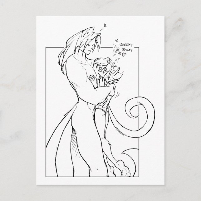 Kat Fantasy Postcard (Front)