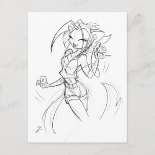 Kat IPod Postcard