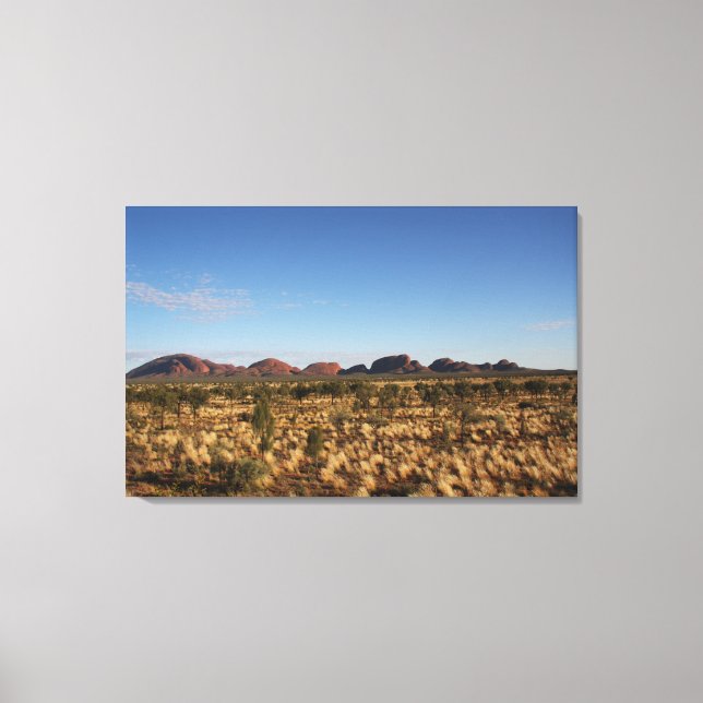 Kata Tjuta – The Olgas at Sunrise in the Australia Canvas Print (Front)