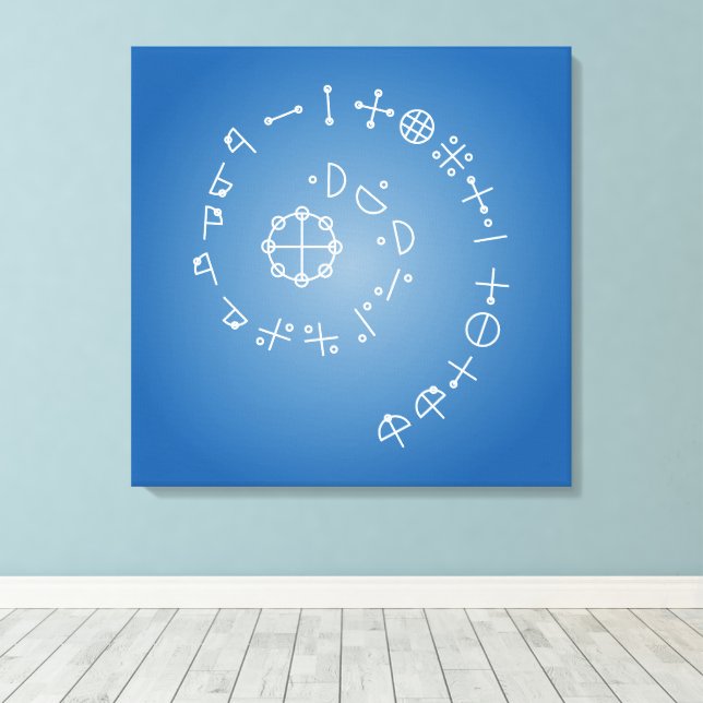 Katakamuna Power verses 6th Canvas Print (Insitu(Wood Floor))