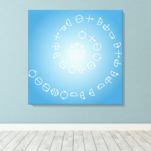 Katakamuna Power verses 7th Canvas Print