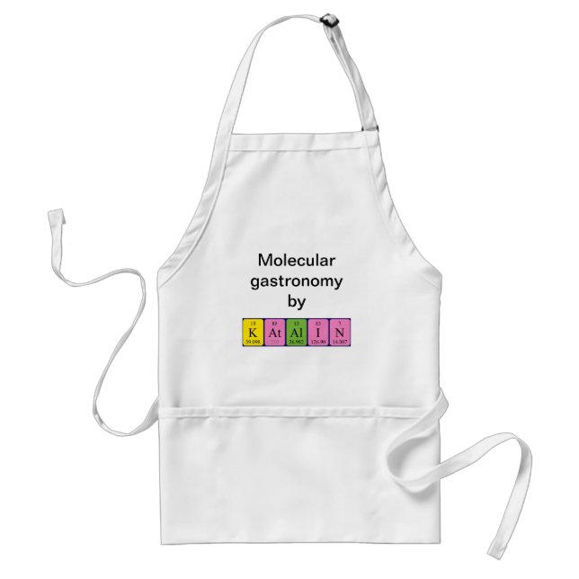 Katalin periodic table name apron (Front)