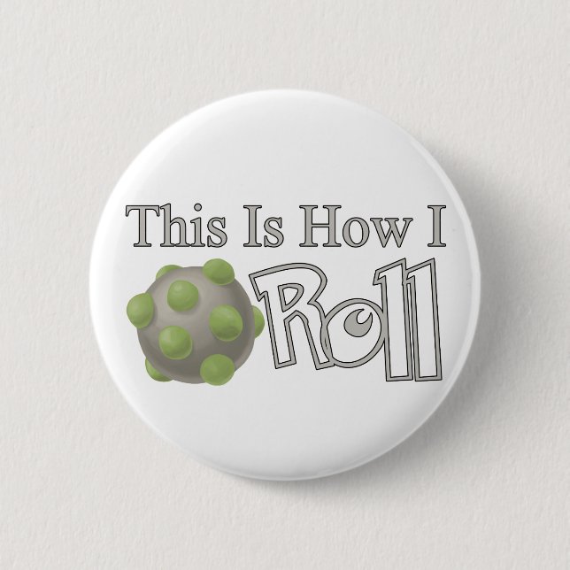 Katamari Roll 2 Inch Round Button (Front)