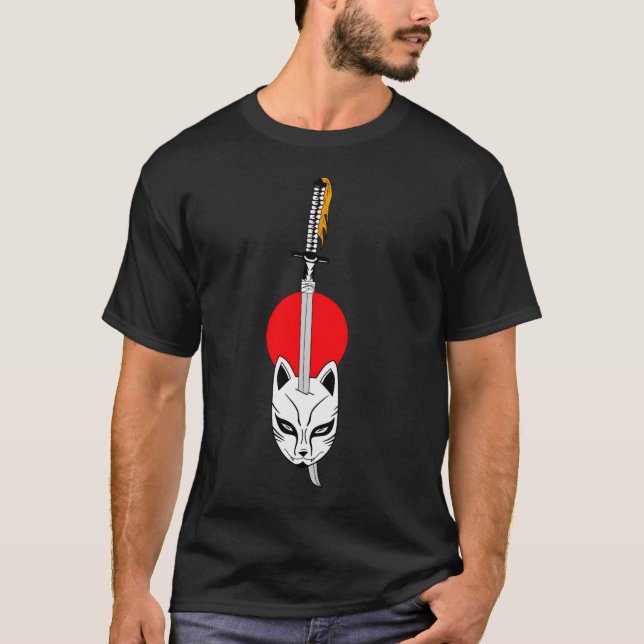 Katana and mask  T-Shirt (Front)