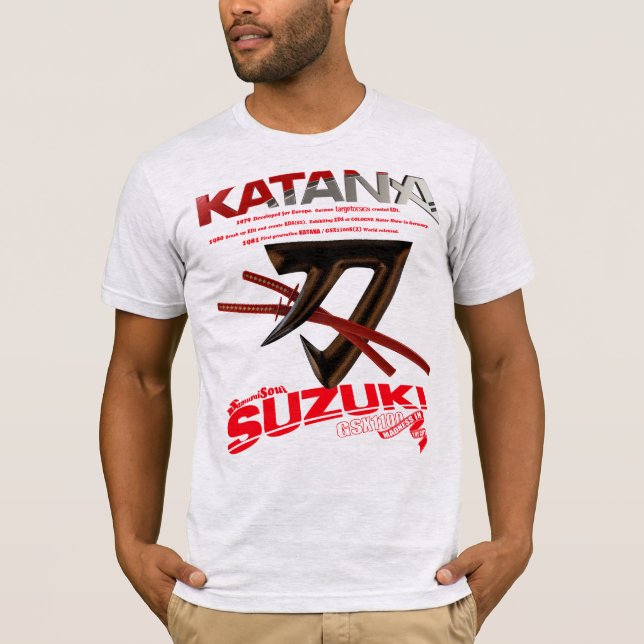 katana Logo Red T-Shirt (Front)