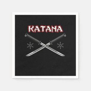 Katana Sword Ninja Japanese Art Japan Samurai Gift Napkin