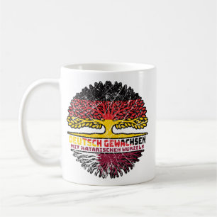 Katar Katarisch Deutsch Deutschland Baum Wurzel Coffee Mug