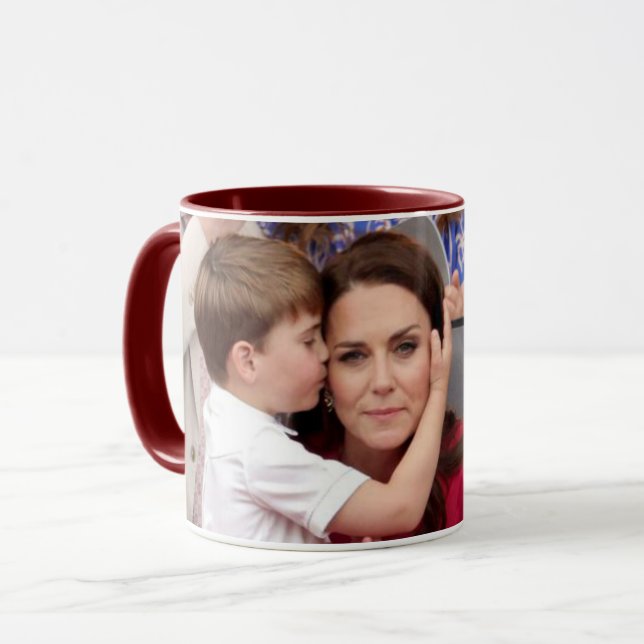 KATE AND LOUIS MOM & SON MUG (Front Left)