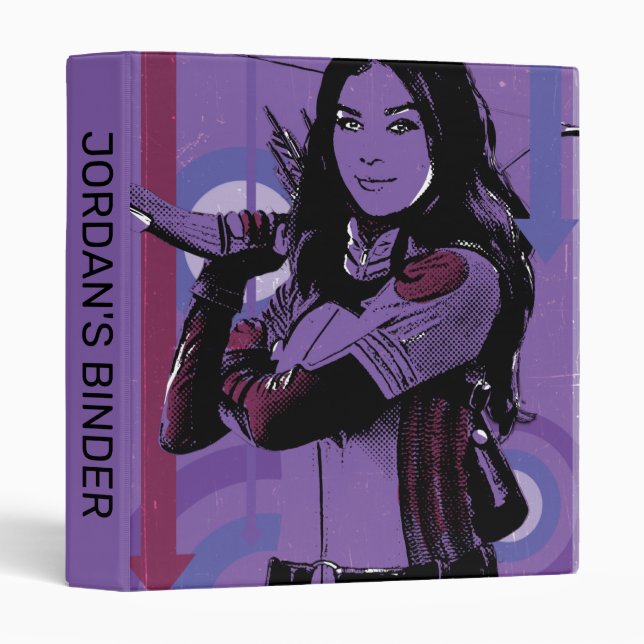 Kate Bishop Graphic Binder (Front/Spine)