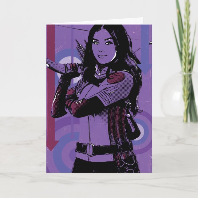 Kate Bishop Graphic Card (Front)