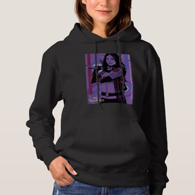 Kate Bishop Graphic Hoodie (Front)