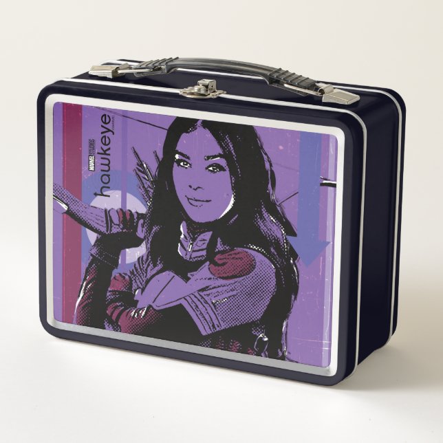 Kate Bishop Graphic Metal Lunch Box (Front)