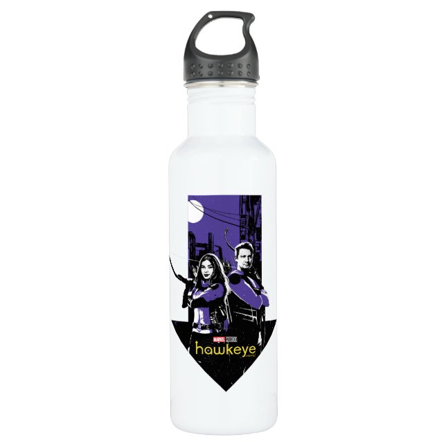 Kate Bishop & Hawkeye Arrow Graphic 710 Ml Water Bottle (Front)
