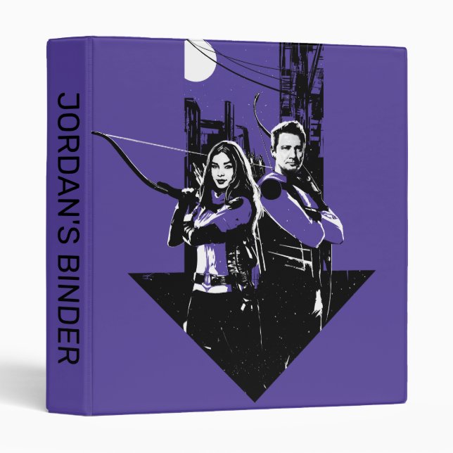 Kate Bishop & Hawkeye Arrow Graphic Binder (Front/Spine)