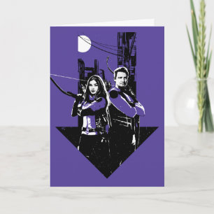 Kate Bishop & Hawkeye Arrow Graphic Card