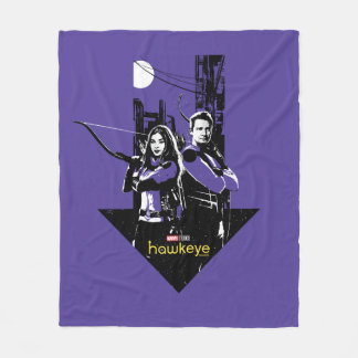 Kate Bishop & Hawkeye Arrow Graphic Fleece Blanket