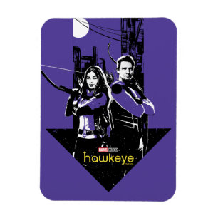 Kate Bishop & Hawkeye Arrow Graphic Magnet