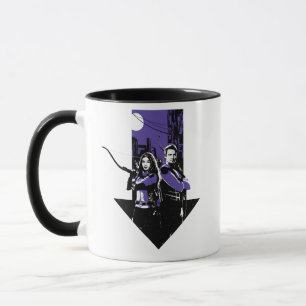 Kate Bishop & Hawkeye Arrow Graphic Mug