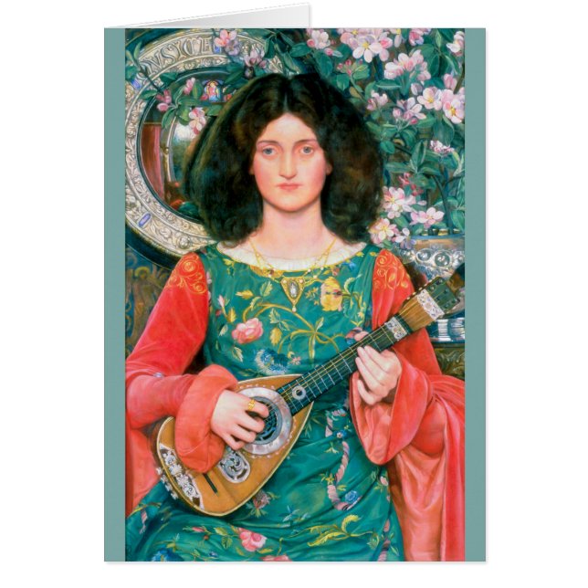 Kate Bunce Melody / Musica 1895-1897 Greeting Card (Front)