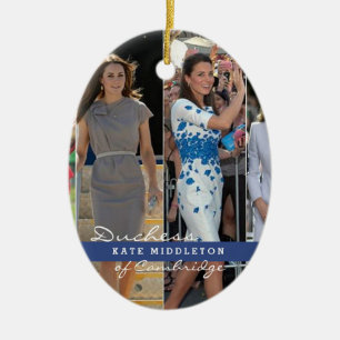 Kate Middleton Prince George Ceramic Ornament