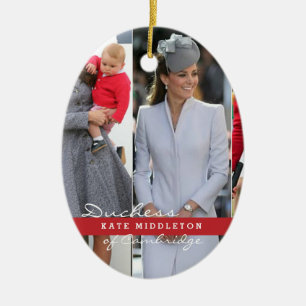 Kate Middleton Prince George Ceramic Ornament