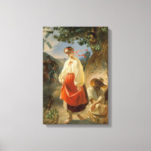 Kateryna (1842) - Taras Shevchenko (reproduction) Canvas Print
