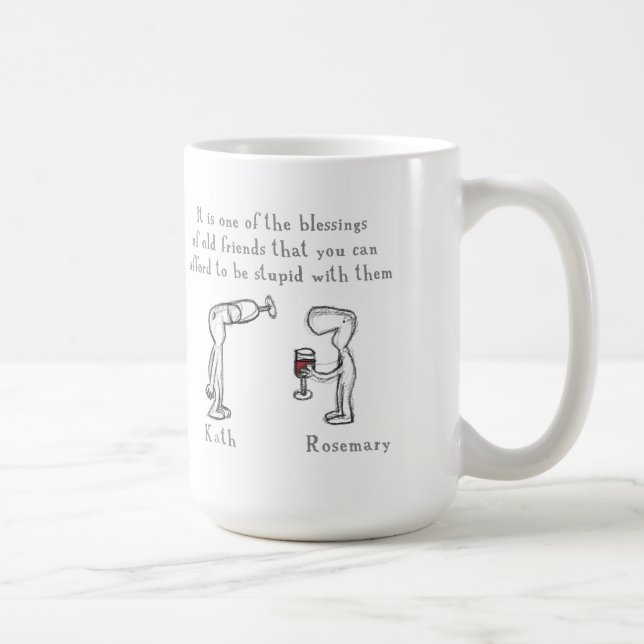 Kath and Rosemary Coffee Mug (Right)