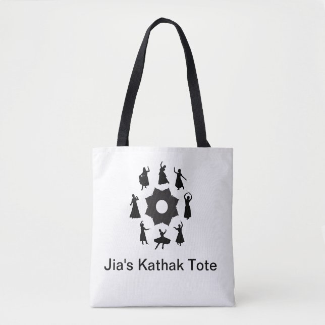Kathak Circle of Dance Tote Bag (Front)