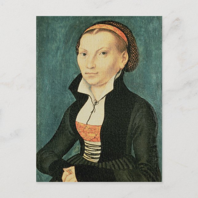 Katharina von Bora, future wife of Martin Postcard (Front)
