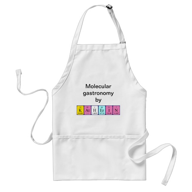 Katherin periodic table name apron (Front)