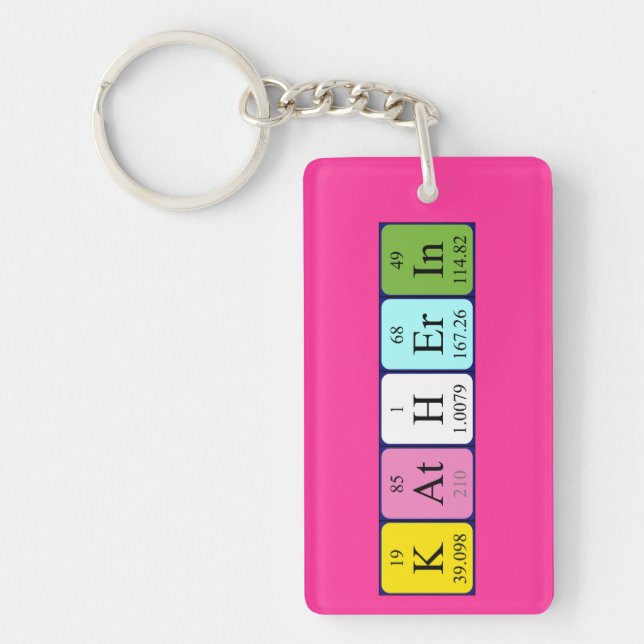 Katherin periodic table name keyring (Front)