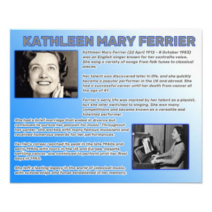Kathleen Mary Ferrier Photo Print