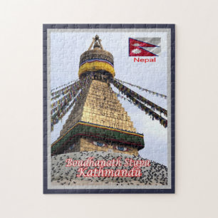 Kathmandu - Boudhanath Stupa - Nepal - Jigsaw Puzzle