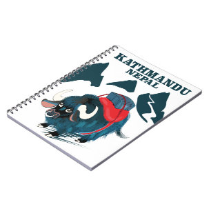 Kathmandu Nepal Travel poster Notebook