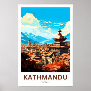 Kathmandu Nepal Travel Print