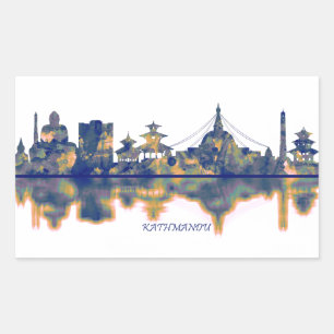 Kathmandu Skyline Sticker