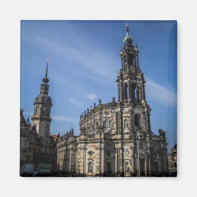 Katholische Hofkirche Dresden Magnet (Devant)