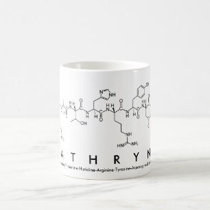 Kathryne peptide name mug