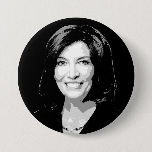 Kathy Hochul 3 Inch Round Button (Front)