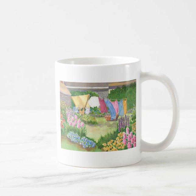 Kathy's Laundry on Monhegan Is Maine Mug (Right)
