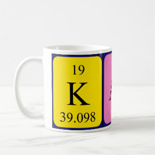 Kati periodic table name mug