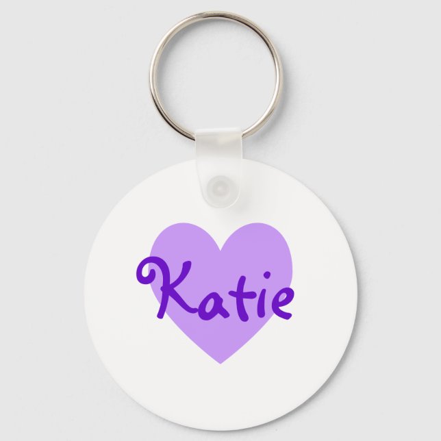 Katie in Purple Keychain (Front)