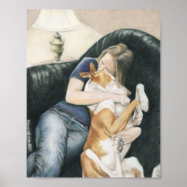 "Katie & Java" Art Print (Front)